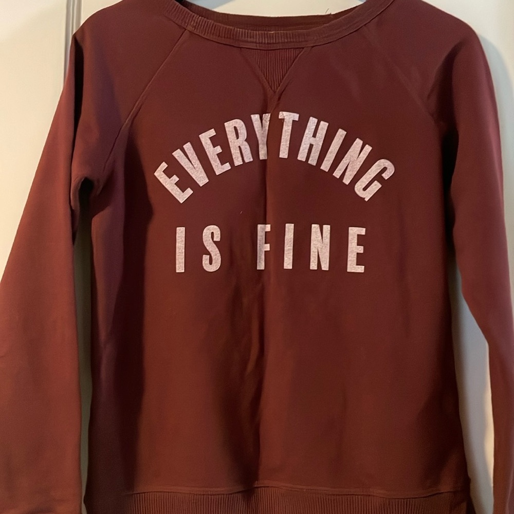 French terry sweatshirt